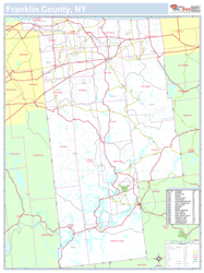 Franklin, NY County Wall Map