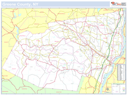 Greene, NY County Wall Map