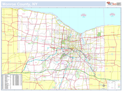 Monroe, NY County Wall Map