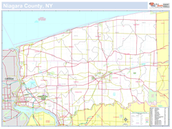 Niagara, NY County Wall Map