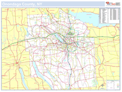 Onondaga, NY County Wall Map