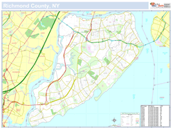 Richmond, NY County Wall Map