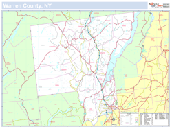 Warren, NY County Wall Map