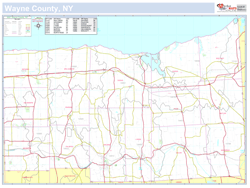 Wayne, NY County Wall Map