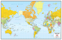 World Political Wall Map